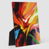 Abstract schilderij van Serdar Hizli Fotoplaat (Zijkant)