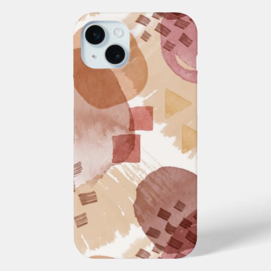 Abstract schilderij waterverf patroon Case-Mate iPhone case (Achterkant)