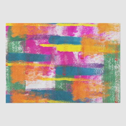 Abstract schilderpatroon tissuepapier (Voorkant)