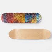 Abstract schilderplaatverlichting skateboard (Horizontaal)