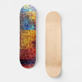 Abstract schilderplaatverlichting skateboard (Voorkant)