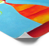 Abstract schilderwaarde Poster papier (mat) (Hoek)