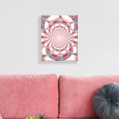 Abstract schildoek van Teeth Wrapped Canvas Afdruk (Insitu (Woonkamer))
