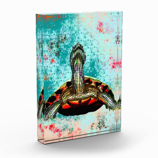 Abstract schildpad fotoblokken (Links)