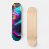 Abstract schildpad skateboard (Voorkant)