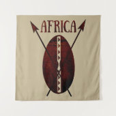 abstract schildpad voor afrika wandkleed (Voorkant)