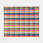 Abstract Schotse speldenschaal Fleece Deken (Voorkant (Horizontaal))