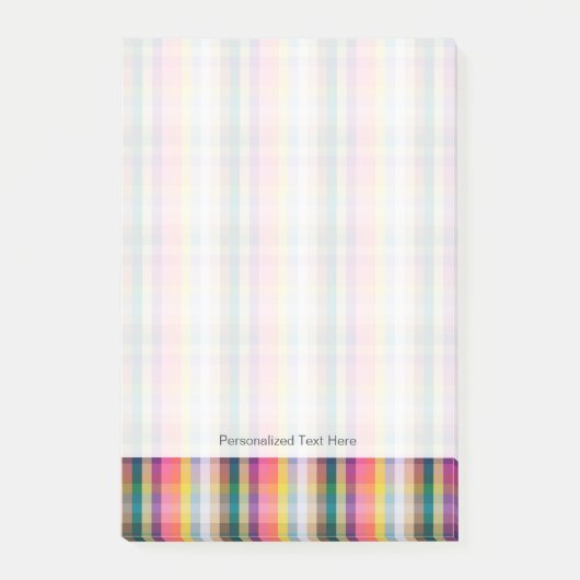 Abstract Schotse speldenschaal Post-it® Notes (Voorkant)