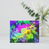 Abstract Seahorse Briefkaart (Staand voorkant)