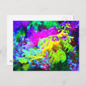 Abstract Seahorse Briefkaart (Voorkant / Achterkant)