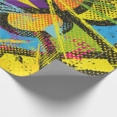 Abstract seamless chaotic pattern. Wallpaper with Cadeaupapier (Hoek)