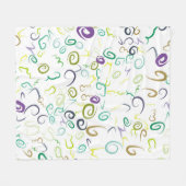 Abstract seamless pattern handmadeabstract, art, b fleece deken (Voorkant (Horizontaal))