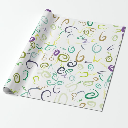 Abstract seamless pattern handmadeabstract, art. cadeaupapier (Uitgerold)