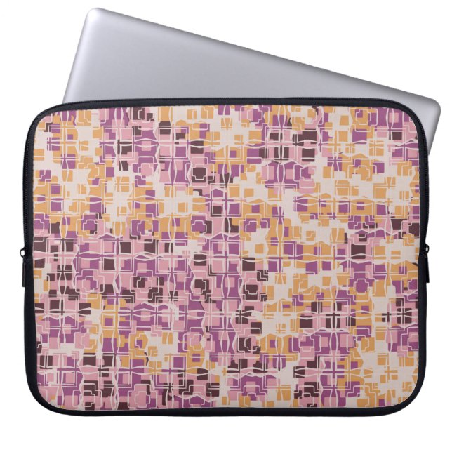 Abstract seamless pattern. Roestvleugeltangare Laptop Sleeve (Voorkant)