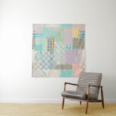 Abstract seamless pattern with imitation of a grun wandkleed (In situ)
