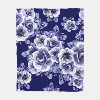 Abstract seamless pattern with plant, herbs and f fleece deken
