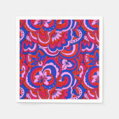Abstract seamless psychedelic pattern servet (Voorkant)