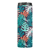 Abstract seamless tropical leaves pattern. Creativ Thermosbeker (Achterkant)