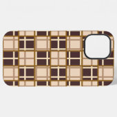 Abstract Shades of Brown iPhone 12 Pro Max Case Hoesje (Achterkant horizontaal)