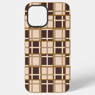 Abstract Shades of Brown iPhone 12 Pro Max Hoesje