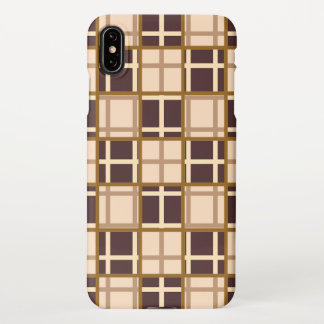 Abstract Shades of Brown iPhone XS Max Case Hoesje
