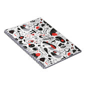 Abstract Shapescape-patroon Notitieboek (Rechterzijde)