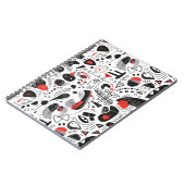 Abstract Shapescape-patroon Notitieboek (Linkerzijde)