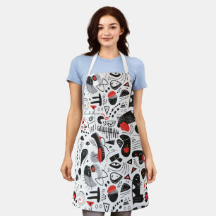 Abstract Shapescape-patroon Schort