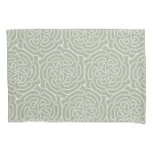 Abstract siergroen patroon kussensloop (Voorkant)