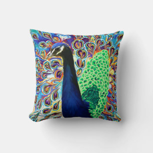 Abstract Sierkussen Peacock