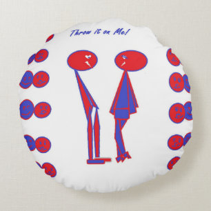 Abstract Sierkussen Rond Kussen