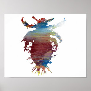 Abstract silhouet poster