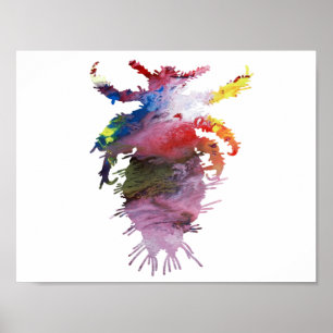 Abstract silhouet poster