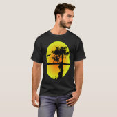 Abstract Silhouette Pelican Cypress Swamp T-shirt (Voorkant volledig)