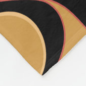 Abstract simple seamless texture pattern print fleece deken (Hoek)