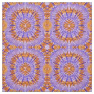 Abstract sinaasappel en blauw stof