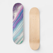 abstract skateboard met blauwe bosbes (Voorkant)