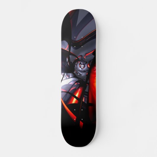 Abstract skateboard van Venom zwemmen (Voorkant)