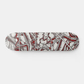 Abstract skateboarddek skateboard (Horizontaal)