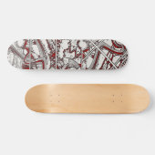 Abstract skateboarddek skateboard (Horizontaal)