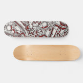 Abstract skateboarddek skateboard (Horizontaal)