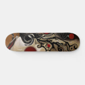 Abstract skateboarddek skateboard (Horizontaal)