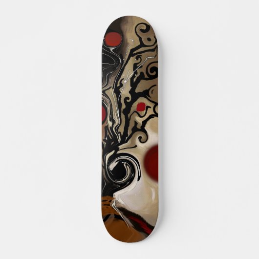 Abstract skateboarddek skateboard (Voorkant)