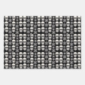 Abstract Skelet Snowflake Design Inpakpapier Vel (Voorkant 3)
