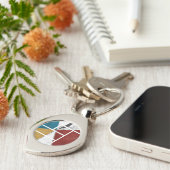 Abstract Sleutelhanger (Zijkant)