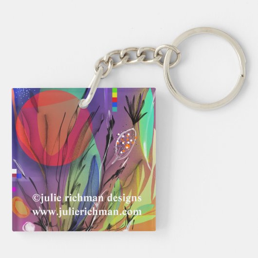 Abstract Sleutelhanger (Achterkant)