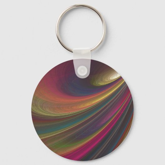 Abstract Sleutelhanger regenboogdraden (Voorkant)