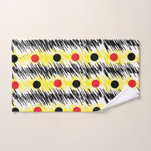 Abstract slibble poka Dot Pattern Bad Handdoek (Handdoek)