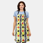 Abstract slibble poka Dot Pattern Schort (Gedragen)