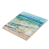 Abstract snijpad met prijsopgave tegeltje (Zijkant)